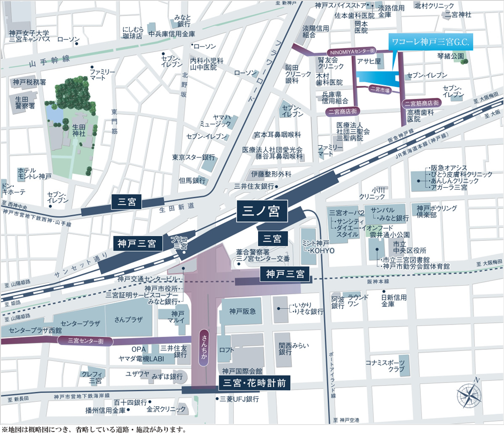 ホームズ ワコーレ神戸三宮g C 新築マンションの物件情報 価格 間取り