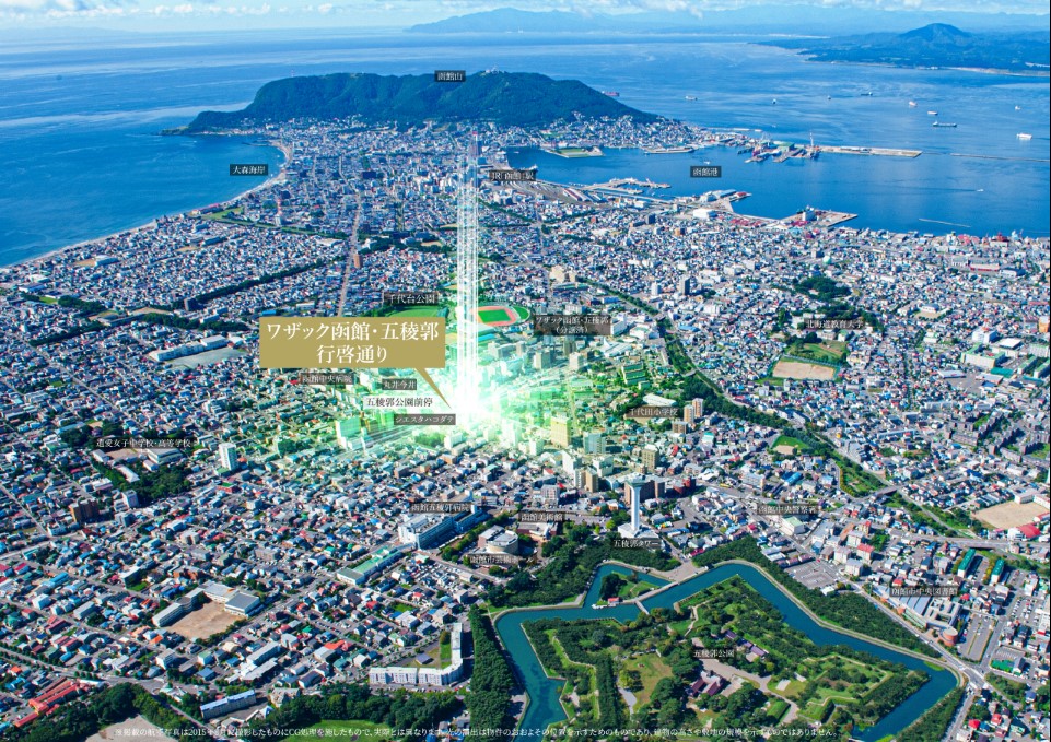 ワザック函館・五稜郭行啓通り コンセプト