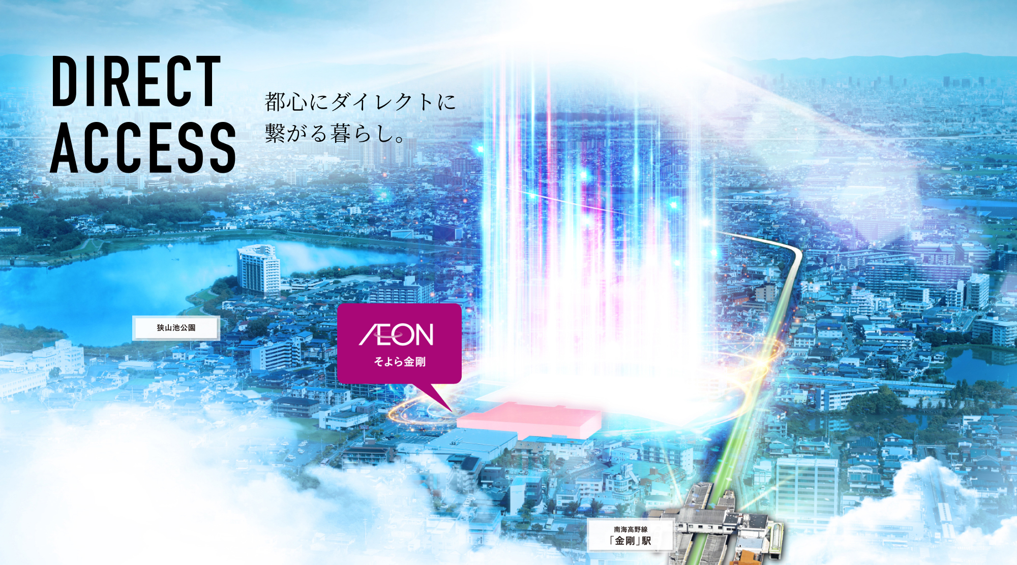 ヴェリテ金剛ルネ クロスサイト 都市（まち）が、生まれる。