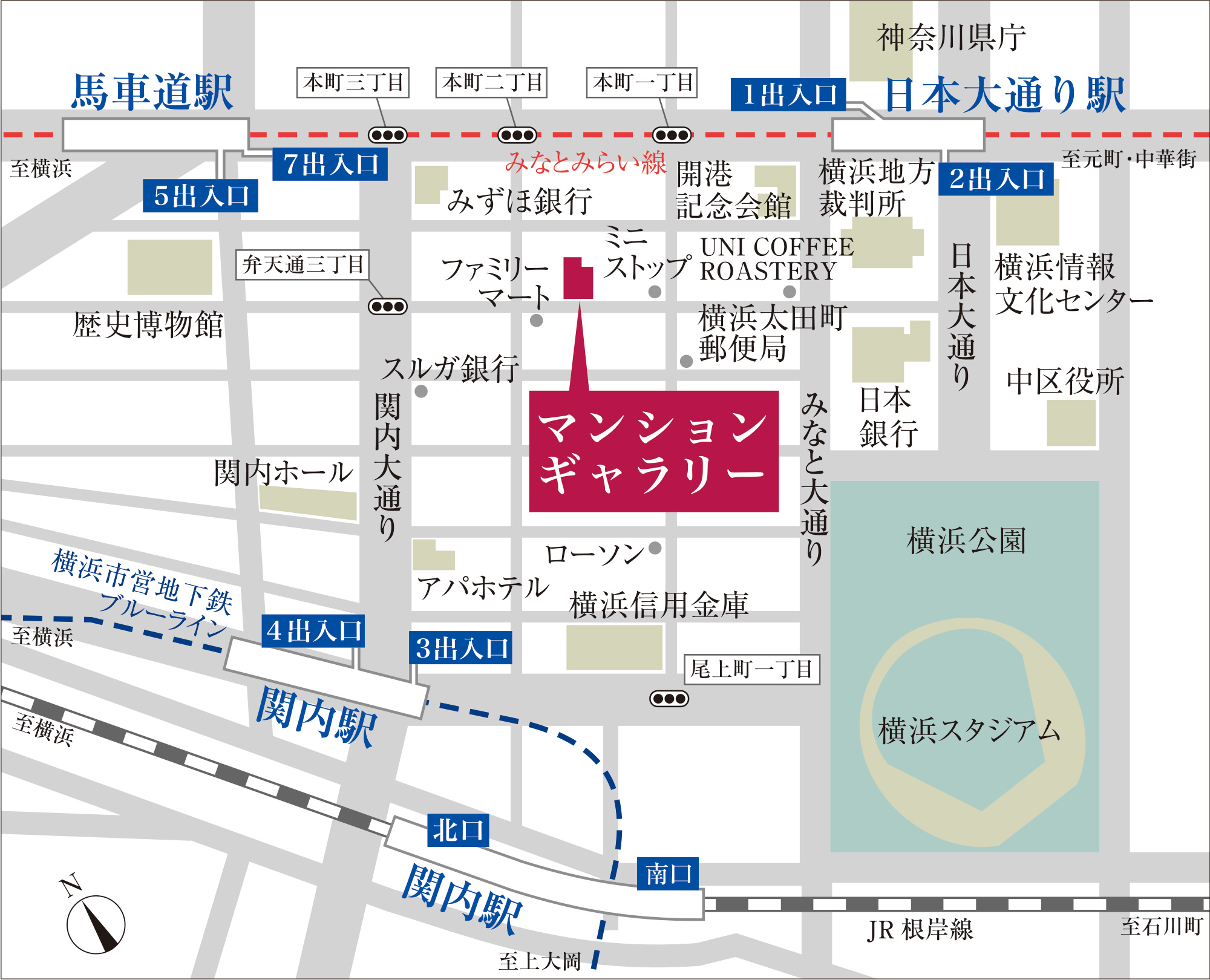 デュオステージ横浜星川：モデルルーム地図