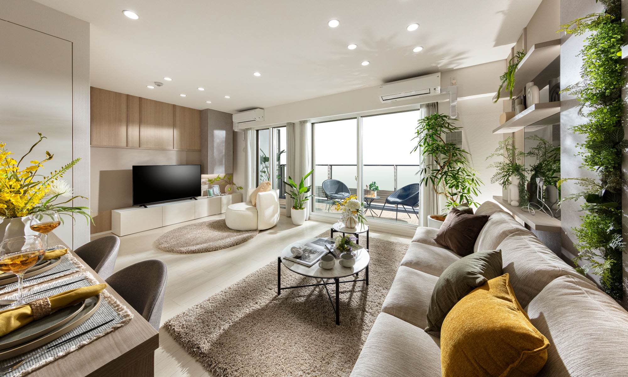 オーベルグランディオ川崎久地ヒルズ 3LDK、70平米超のゆとりある間取り。多彩な生活スタイルに応える、自由度の高さを追求した住空間。