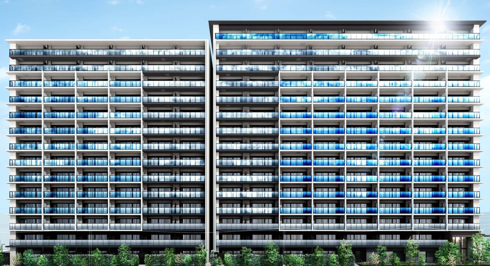 シティテラス高井田 全戸南向き × 大規模198邸 × オール平置駐車場