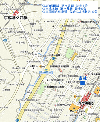 株式会社エムケイハウジングの周辺地図