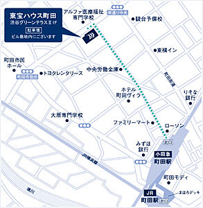 株式会社　東宝ハウス町田の周辺地図