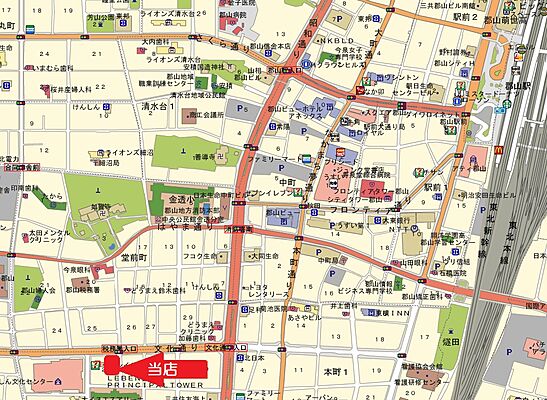株式会社ハウスメイトショップ 郡山店の周辺地図