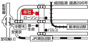 アトムステーションの周辺地図