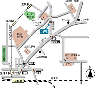 株式会社ノーヴァ・アソシエイツの周辺地図