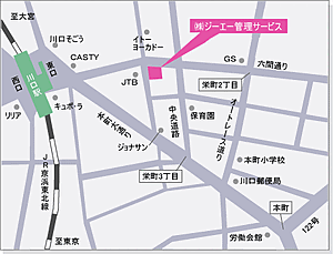 株式会社ジーエー管理サービスの周辺地図