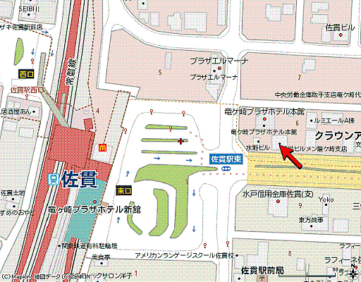 シャーメゾンショップ株式会社伊勢喜屋不動産の周辺地図
