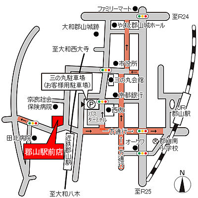 株式会社山晃住宅 郡山駅前店の周辺地図