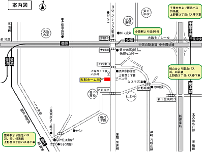 大和ホーム株式会社の周辺地図