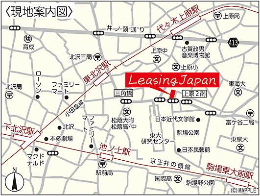 株式会社リーシングジャパン の周辺地図