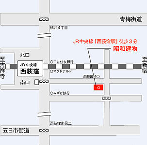 昭和建物株式会社 の周辺地図