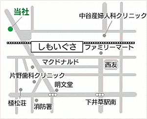 大境不動産株式会社の周辺地図