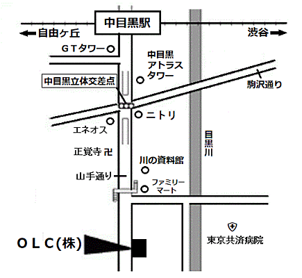 OLC株式会社の周辺地図