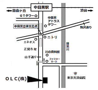 OLC株式会社の周辺地図