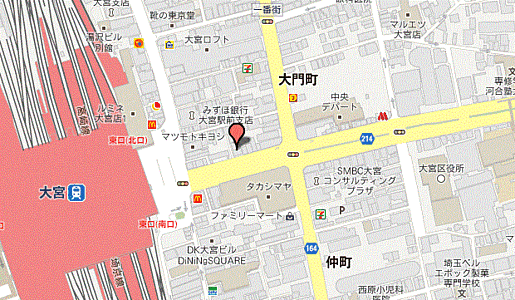 有限会社ヒロックス 大宮東口店の周辺地図