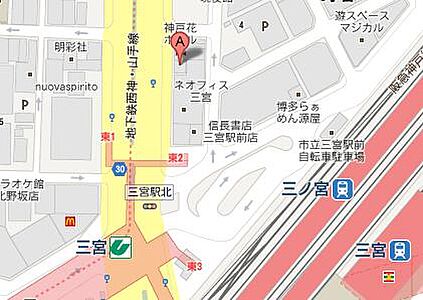 株式会社ライブデザイン ピタットハウス三宮店の周辺地図