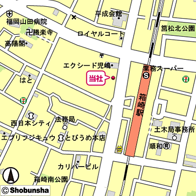 ホームズ 地図 アクセス情報 株式会社ハウスメイトショップ 箱崎駅前店 不動産会社 不動産屋 の検索