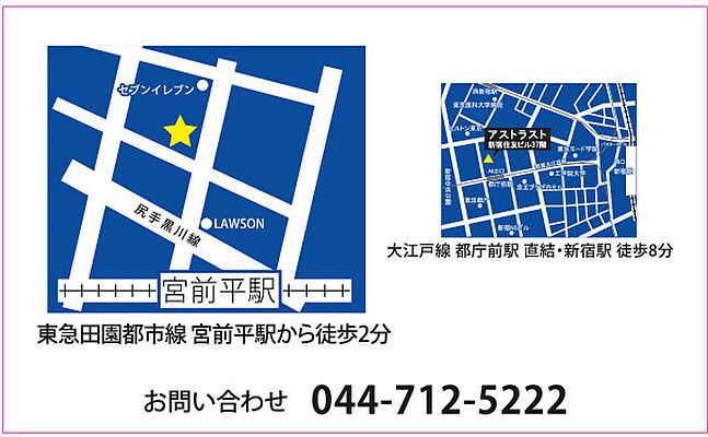 株式会社USTRUST 川崎宮前平店の周辺地図