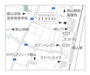 株式会社深考全幸 郡山オフィスの周辺地図