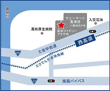 ハウスドゥ 高知葛島 株式会社giveの周辺地図