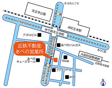 ホームズ 地図 アクセス情報 近鉄不動産株式会社 あべの営業所 不動産会社 不動産屋 の検索