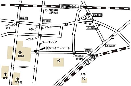 株式会社リライエステートの周辺地図