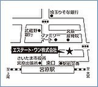 エステート・ワン株式会社の周辺地図