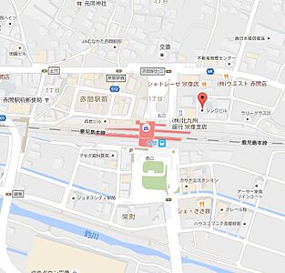 株式会社トーマスリビング 赤間店の周辺地図