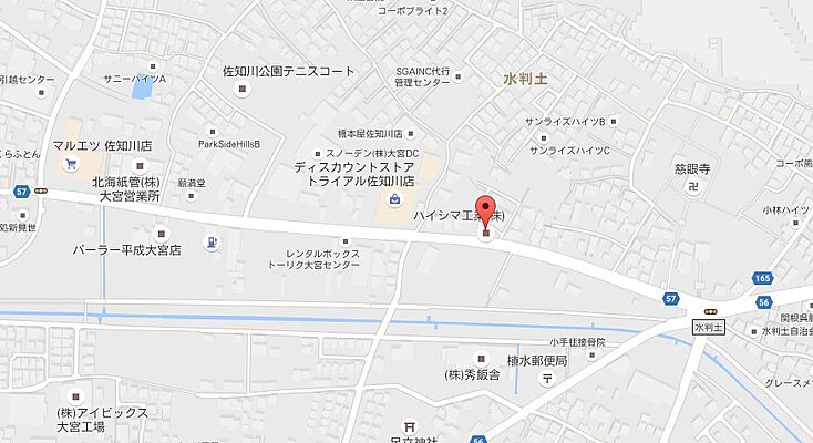株式会社ウエストの周辺地図