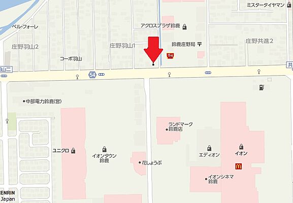 株式会社賃貸メイト 鈴鹿中央店の周辺地図