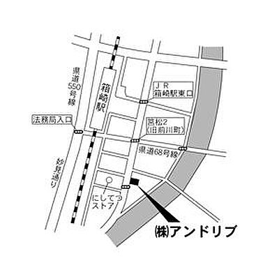 株式会社アンドリブの周辺地図