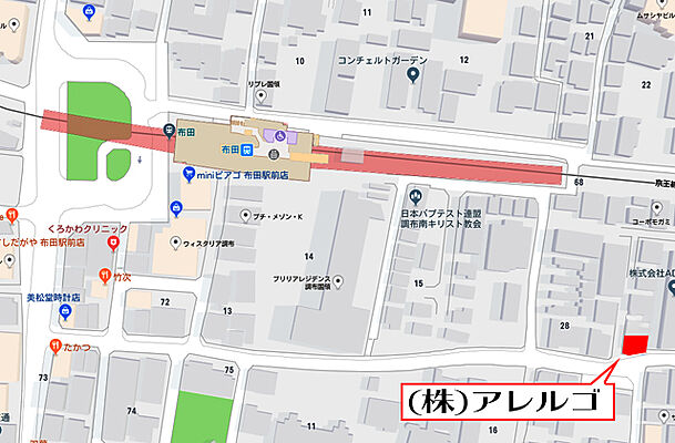株式会社アレルゴの周辺地図