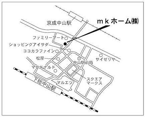 mkホーム株式会社の周辺地図