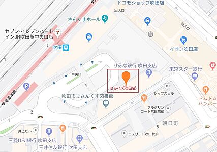 ホームズ 地図 アクセス情報 コアレイズ株式会社 ミライズ吹田店 不動産会社 不動産屋 の検索