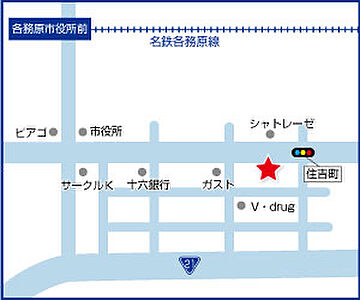 ハウスドゥ 各務原市役所前 デイライフ株式会社の周辺地図