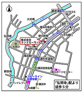 株式会社ランドカーサの周辺地図