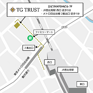 株式会社TGトラストの周辺地図