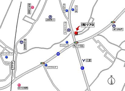 有限会社リプロの周辺地図
