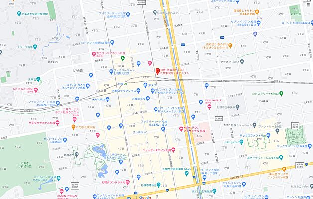 株式会社アシスト 賃貸・売買のアシスト 札幌駅前店の周辺地図