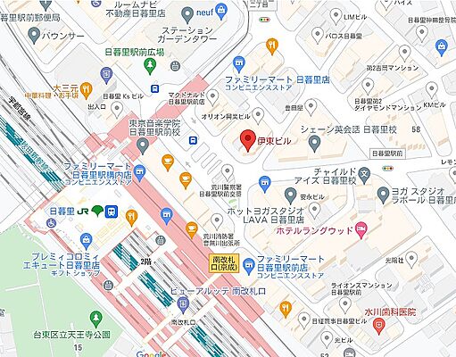 株式会社ハウスパートナー 日暮里店の周辺地図
