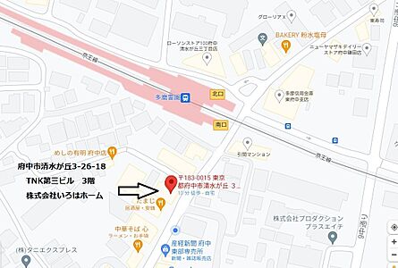 株式会社いろはホームの周辺地図