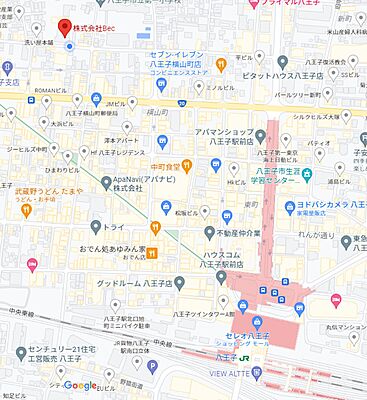 株式会社Becの周辺地図