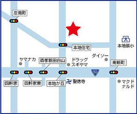 ハウスドゥ 尾張旭 ライフベイシス株式会社の周辺地図