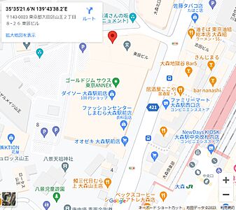 株式会社KENTY不動産　大森店の周辺地図