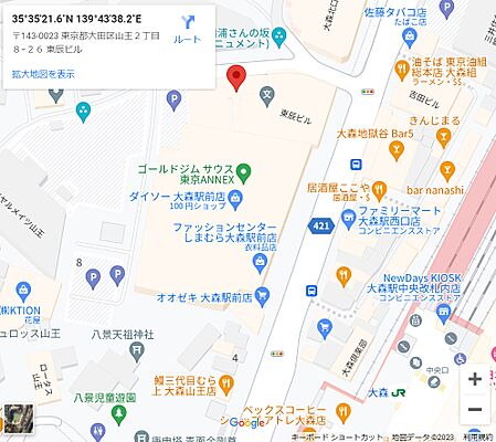 株式会社KENTY不動産　大森店の周辺地図