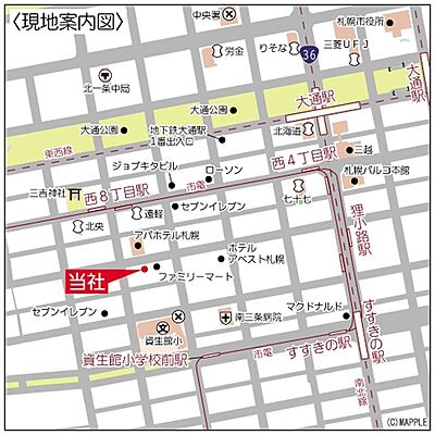 株式会社エアスタジオの周辺地図