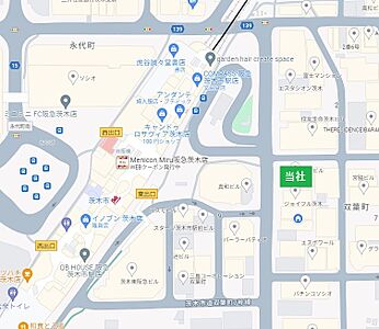 mine株式会社　sumohouse阪急茨木店の周辺地図