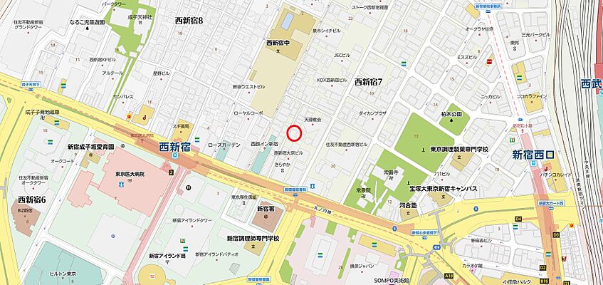 アテナ・パートナーズ株式会社の周辺地図